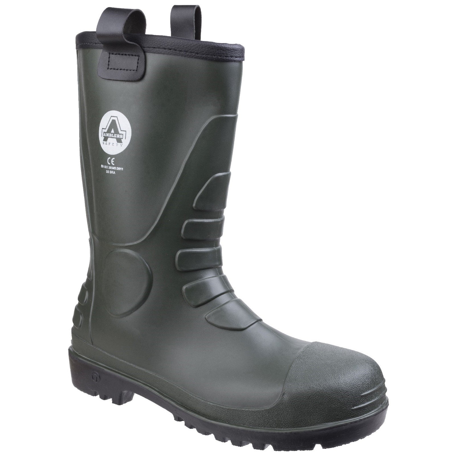 Amblers Safety FS97 PVC Rigger Safety Boot S5 Green