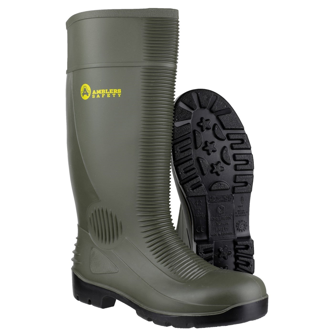 Amblers Safety FS99 Safety Wellington S5 Green