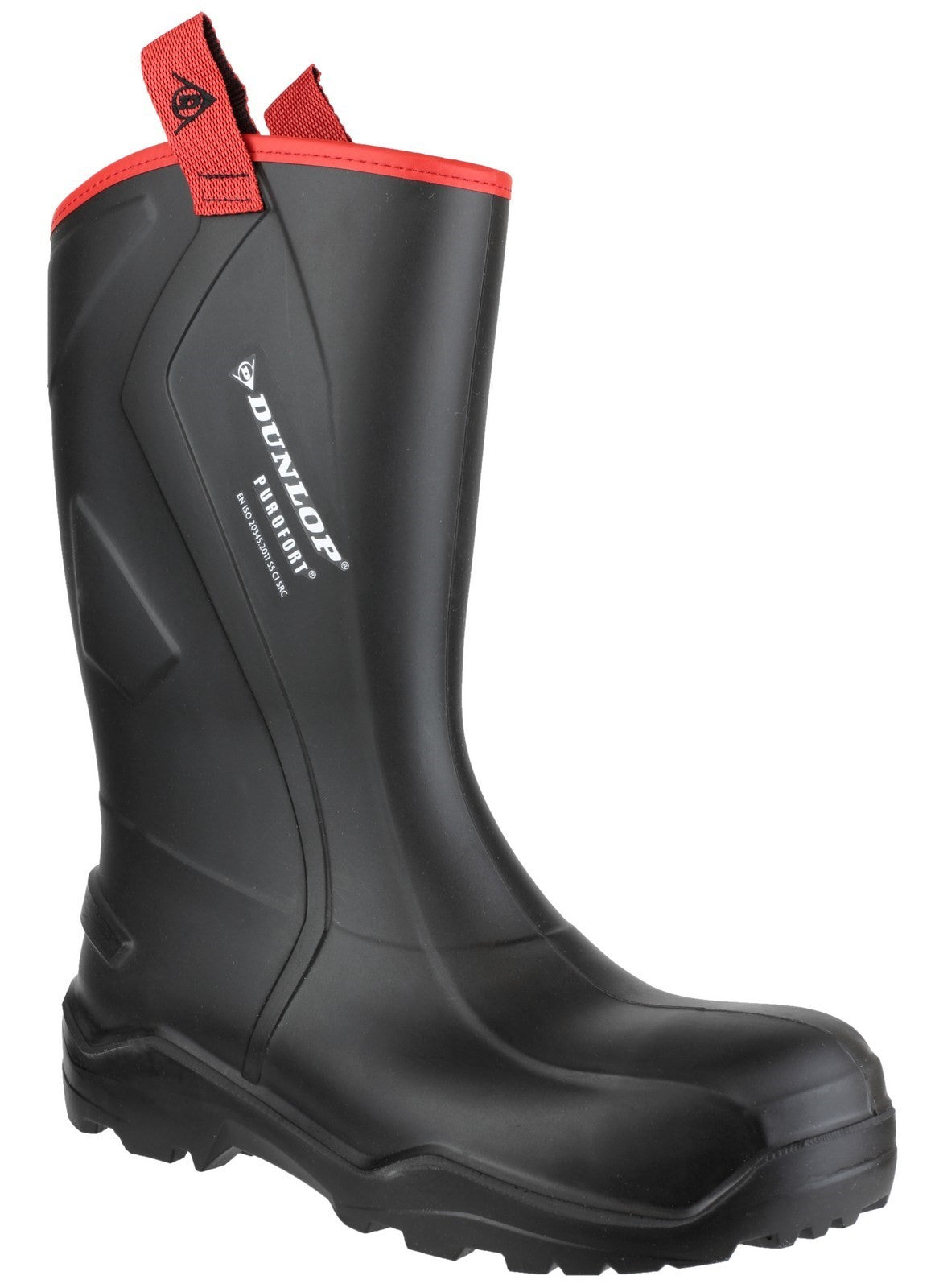 Dunlop Purofort+ Rugged Full Safety Wellingtons S5 Black