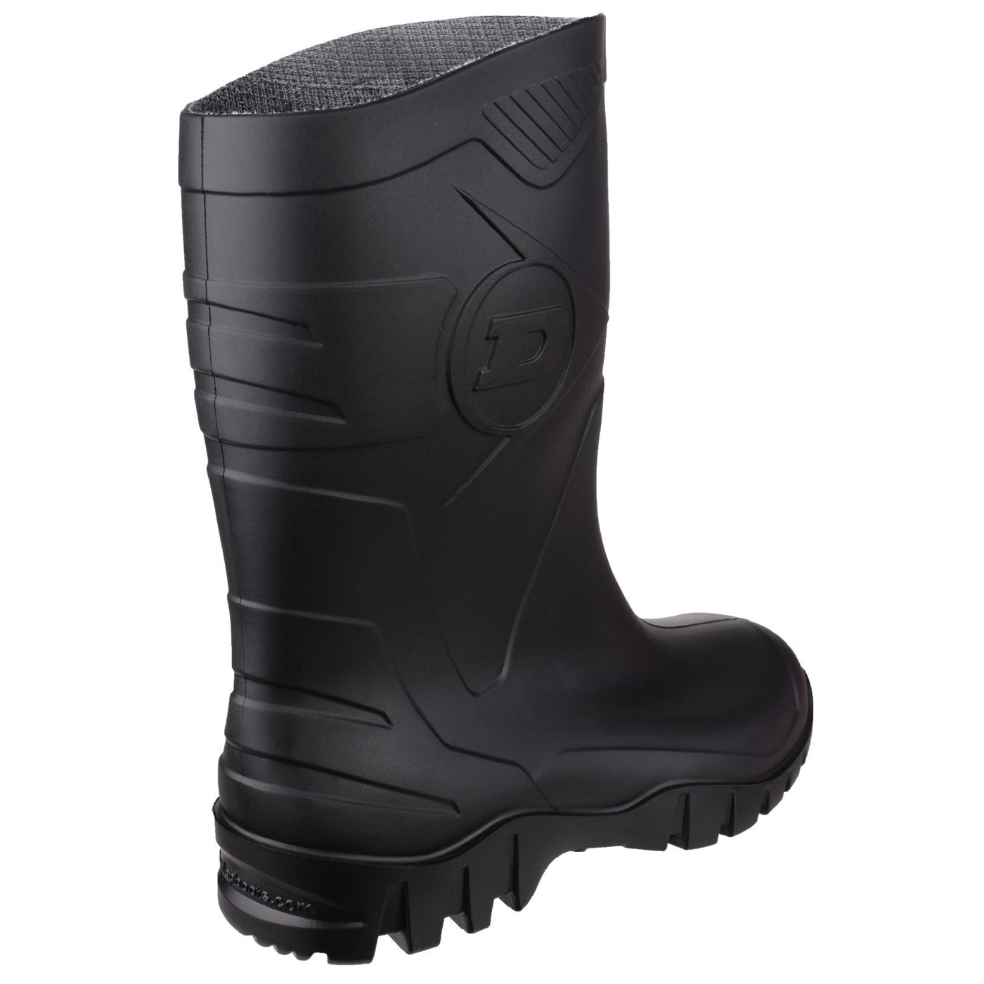 Dunlop Dee Calf Length Wellington  Black