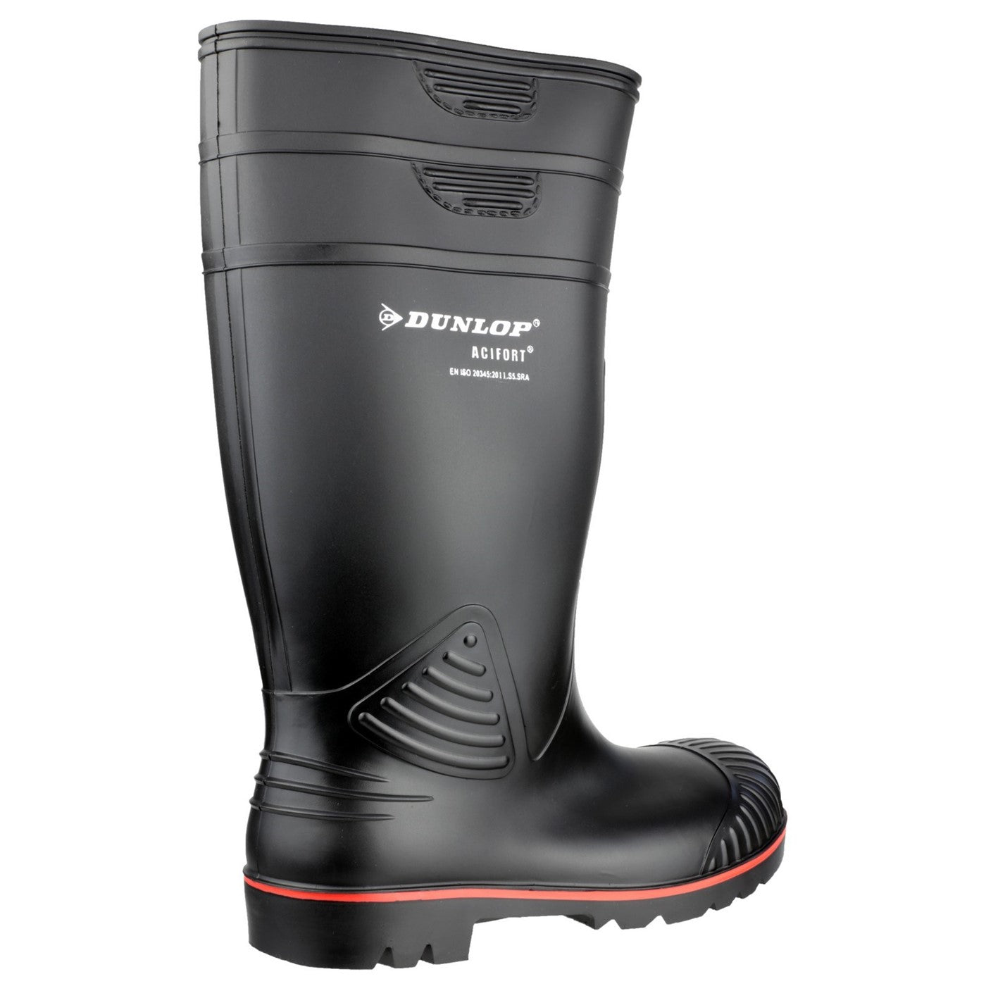 Dunlop Acifort  Heavy Duty Full Safety Wellington S5 Black