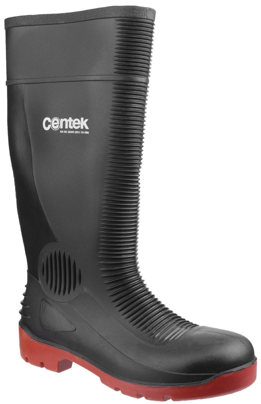 Centek FS338 Compactor Waterproof Safety Wellington S5 Black