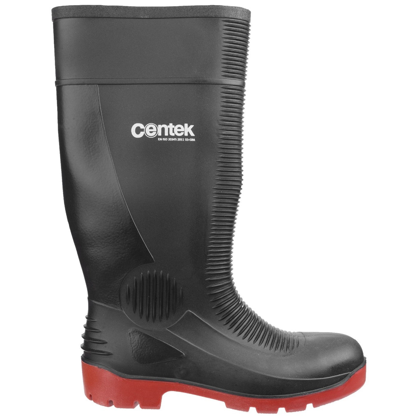 Centek FS338 Compactor Waterproof Safety Wellington S5 Black