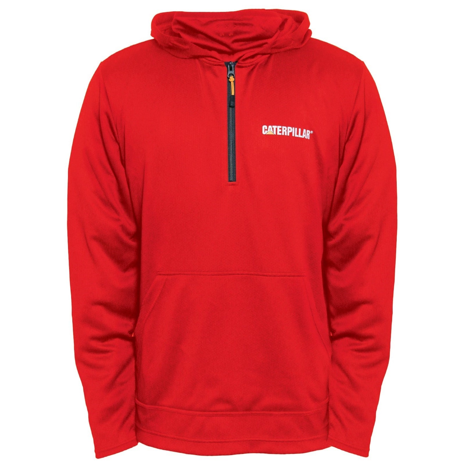 Caterpillar Guardian Quarter Zip Hoodie  Red Tide