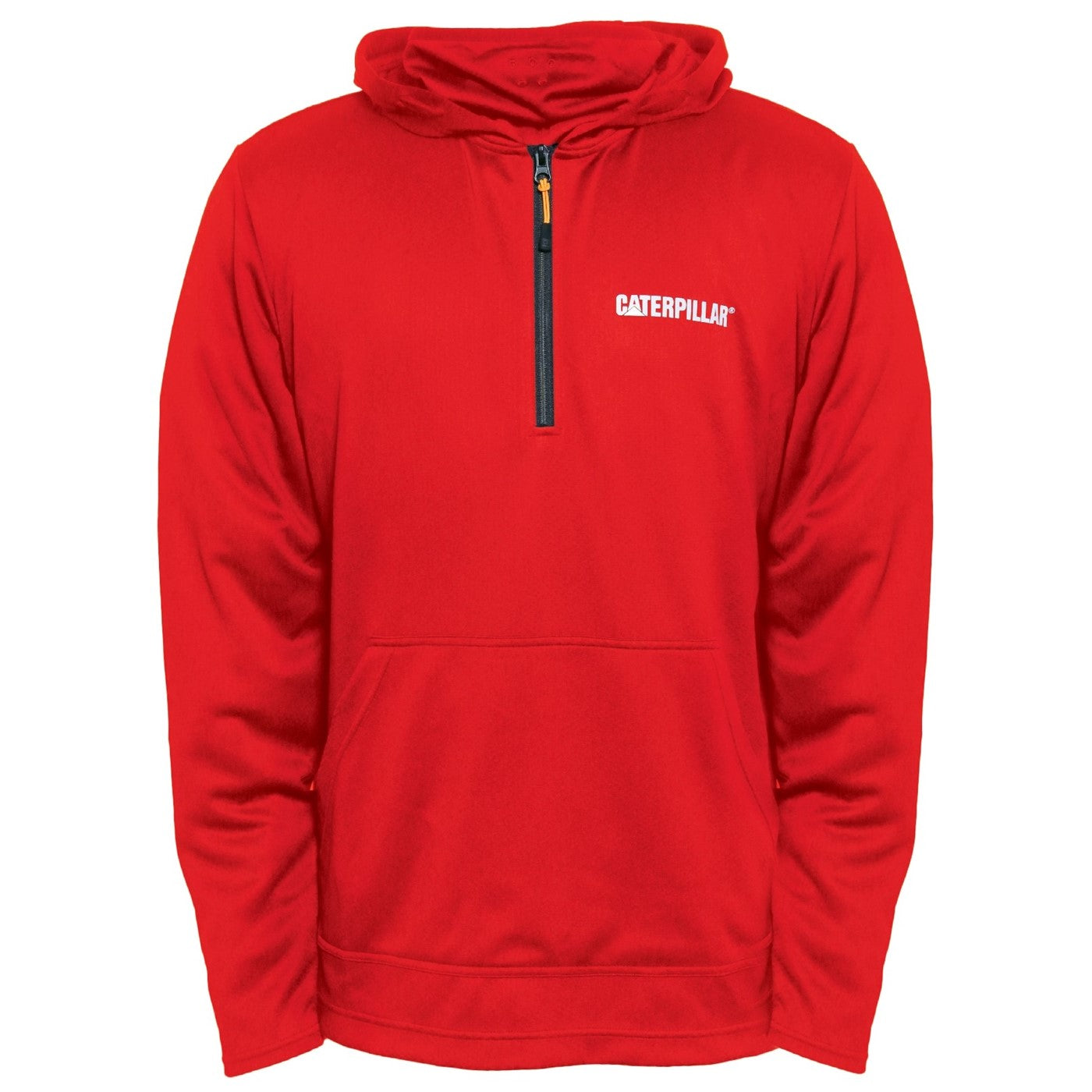 Caterpillar Guardian Quarter Zip Hoodie  Red Tide