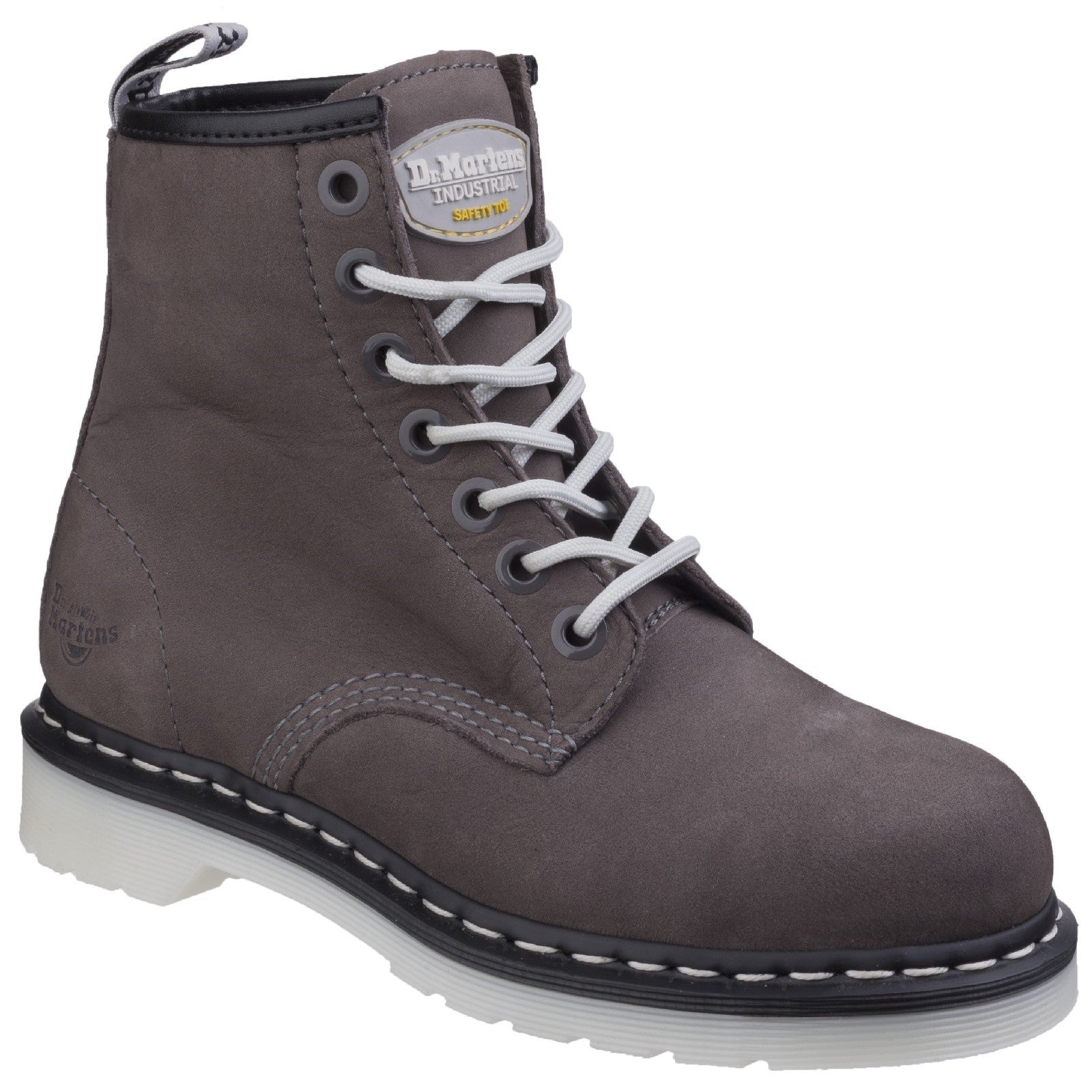 Dr Martens Maple Classic Steel-Toe Work Boot SB Grey Wind River