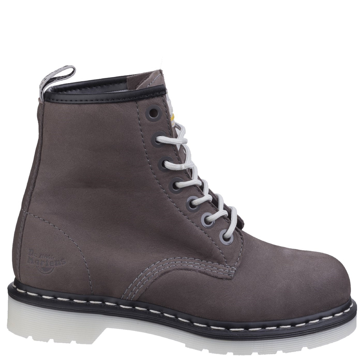 Dr Martens Maple Classic Steel-Toe Work Boot SB Grey Wind River