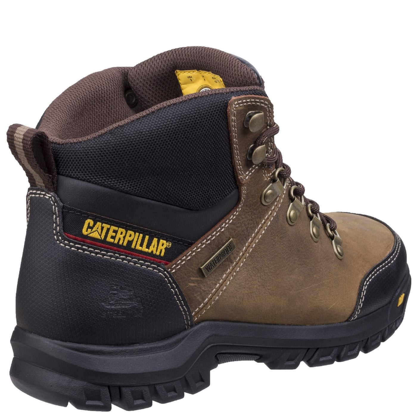 Caterpillar Framework Safety Boot ST S3 WR HRO SRA S3 Seal Brown