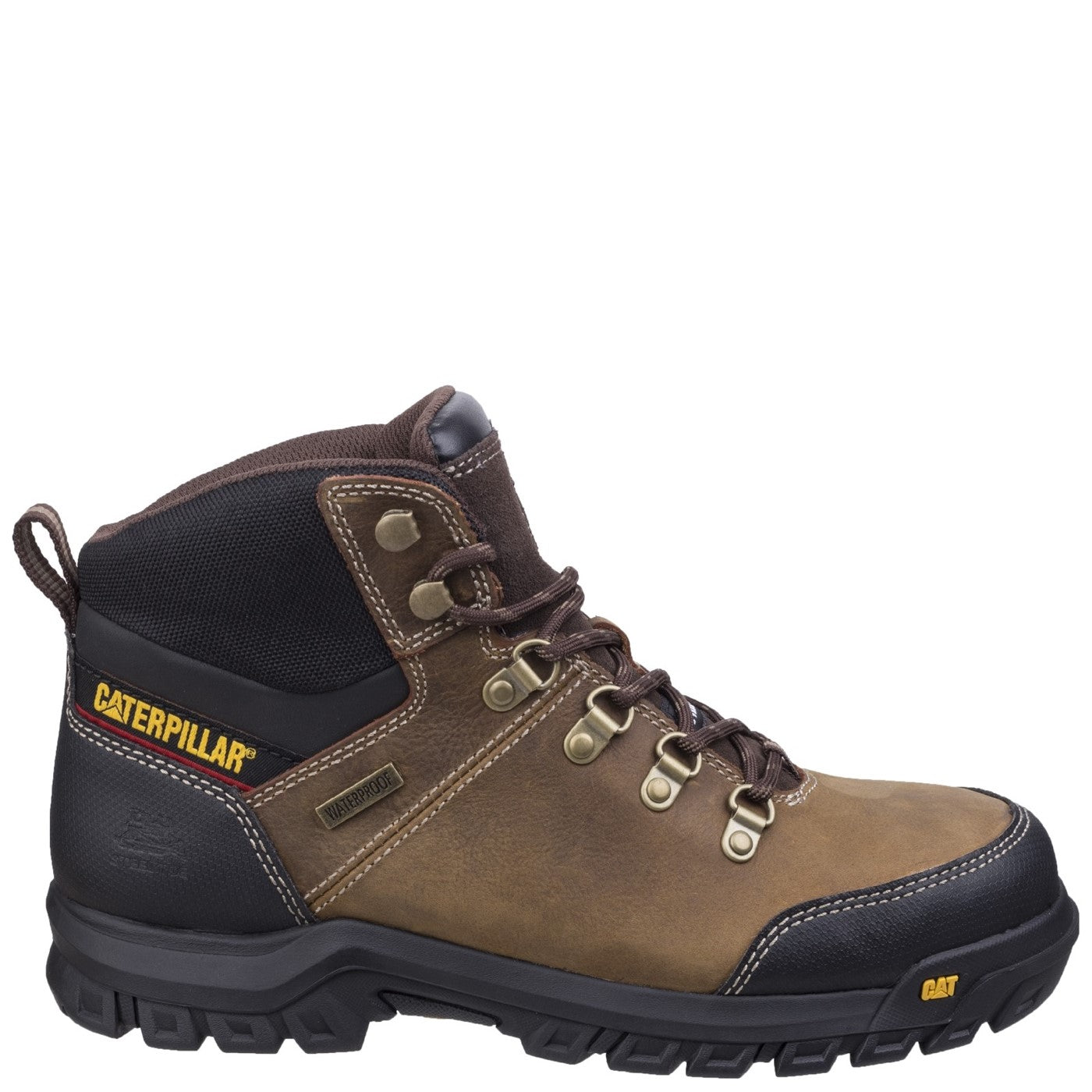 Caterpillar Framework Safety Boot ST S3 WR HRO SRA S3 Seal Brown