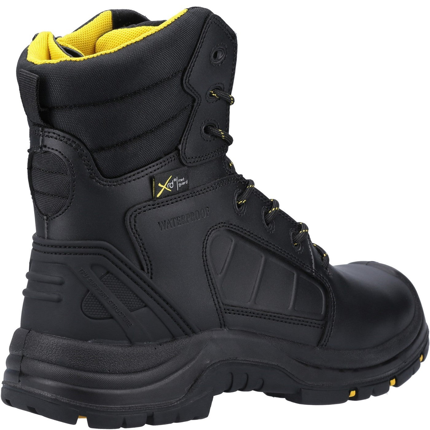 Amblers Safety AS350C Berwyn Hi-Leg Waterproof Metal Free Metatarsal Safety Boot S3 Black