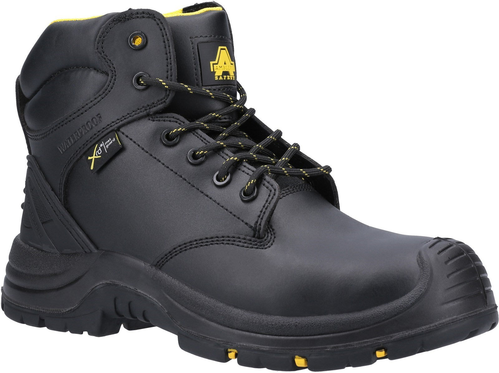 Amblers Safety AS303C Wrekin Metal Free Metatarsal Waterproof Safety Boot S7L Black
