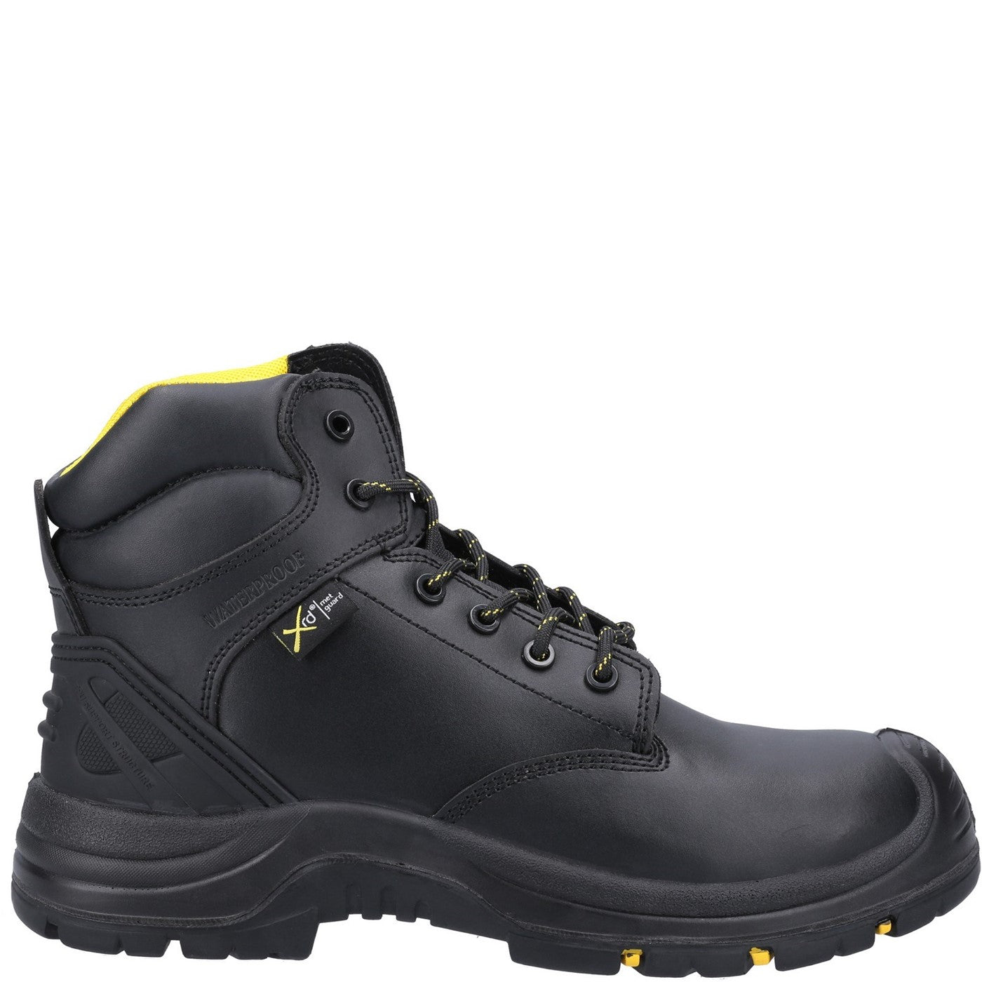 Amblers Safety AS303C Wrekin Metal Free Metatarsal Waterproof Safety Boot S7L Black