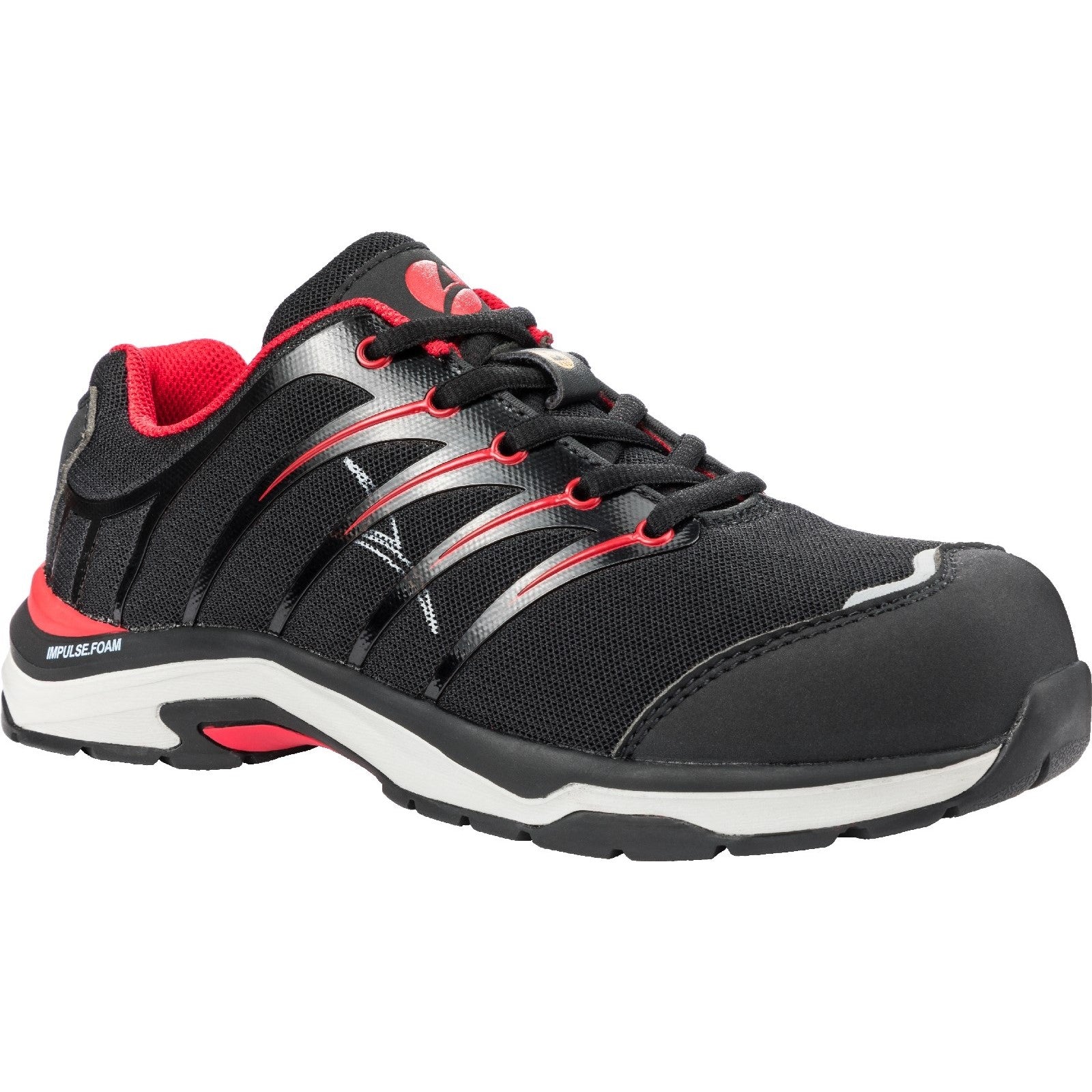 Albatros Twist Low Safety Shoe S1 Black/Red