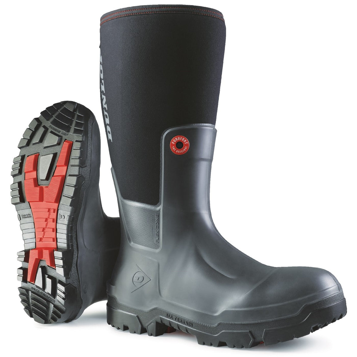 thumbnail image 2 of Dunlop Snugboot Pioneer Unisex Wellington Farm Gumboot – Waterproof & Comfortable (Sizes 5-13) 2 of 6