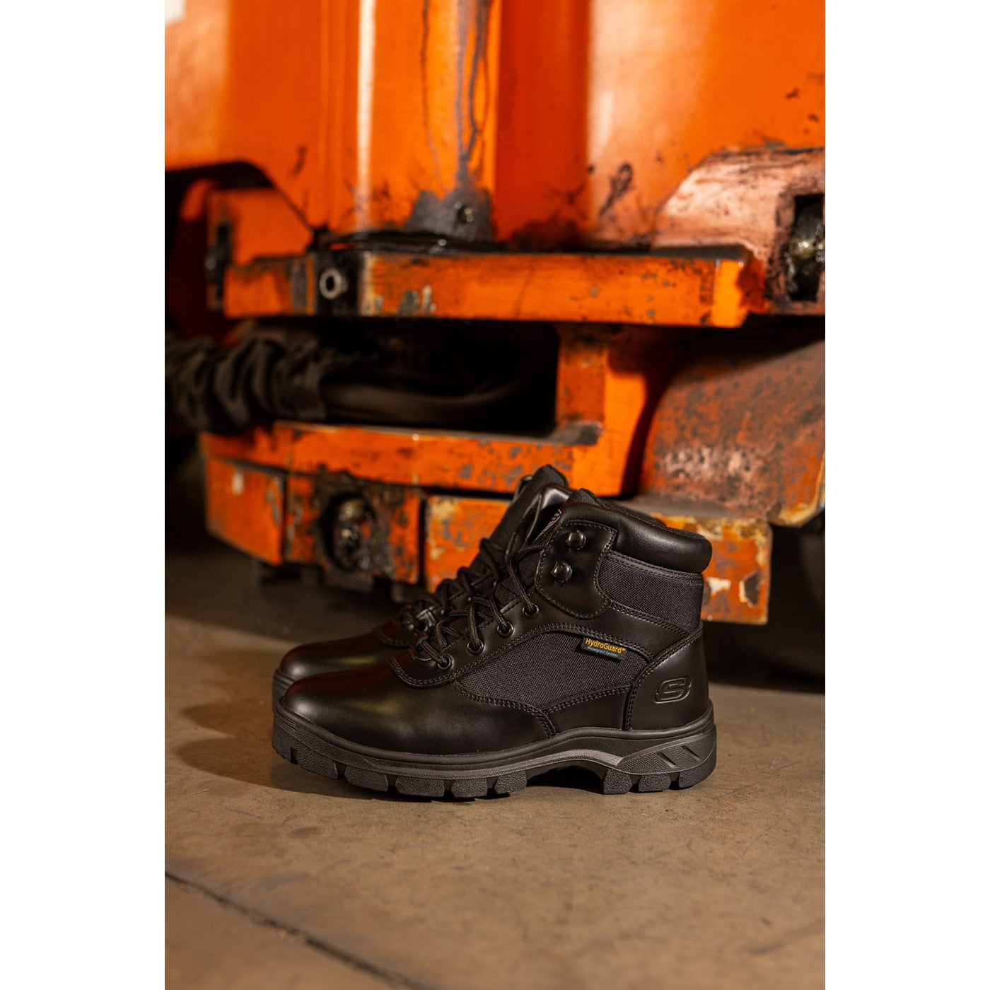 Skechers Workwear Wascana Benen Waterproof Tactical Boot OB Black