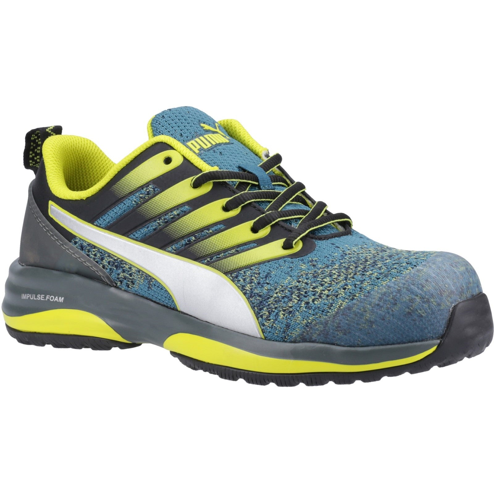 Puma Safety Charge Low Safety Trainer S1 Green/Combined