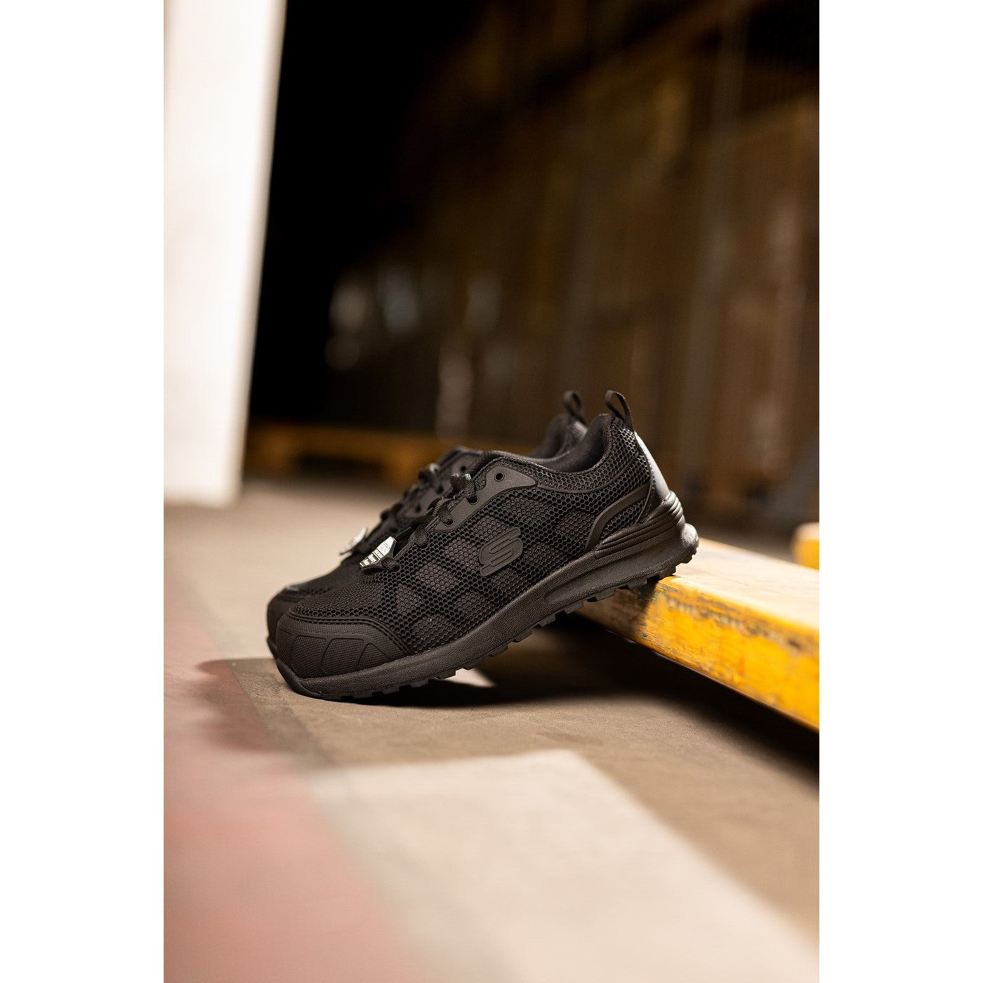 Skechers Workwear Bulklin Ayak Safety Shoes S1PL Black/Black