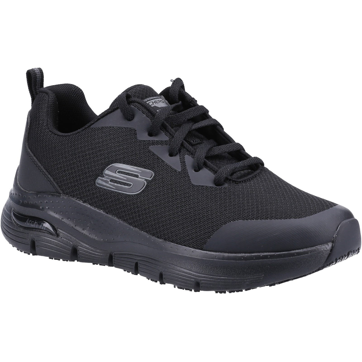 Women's Skechers Workwear Black Arch Fit SR Occupational Shoes – safety ...