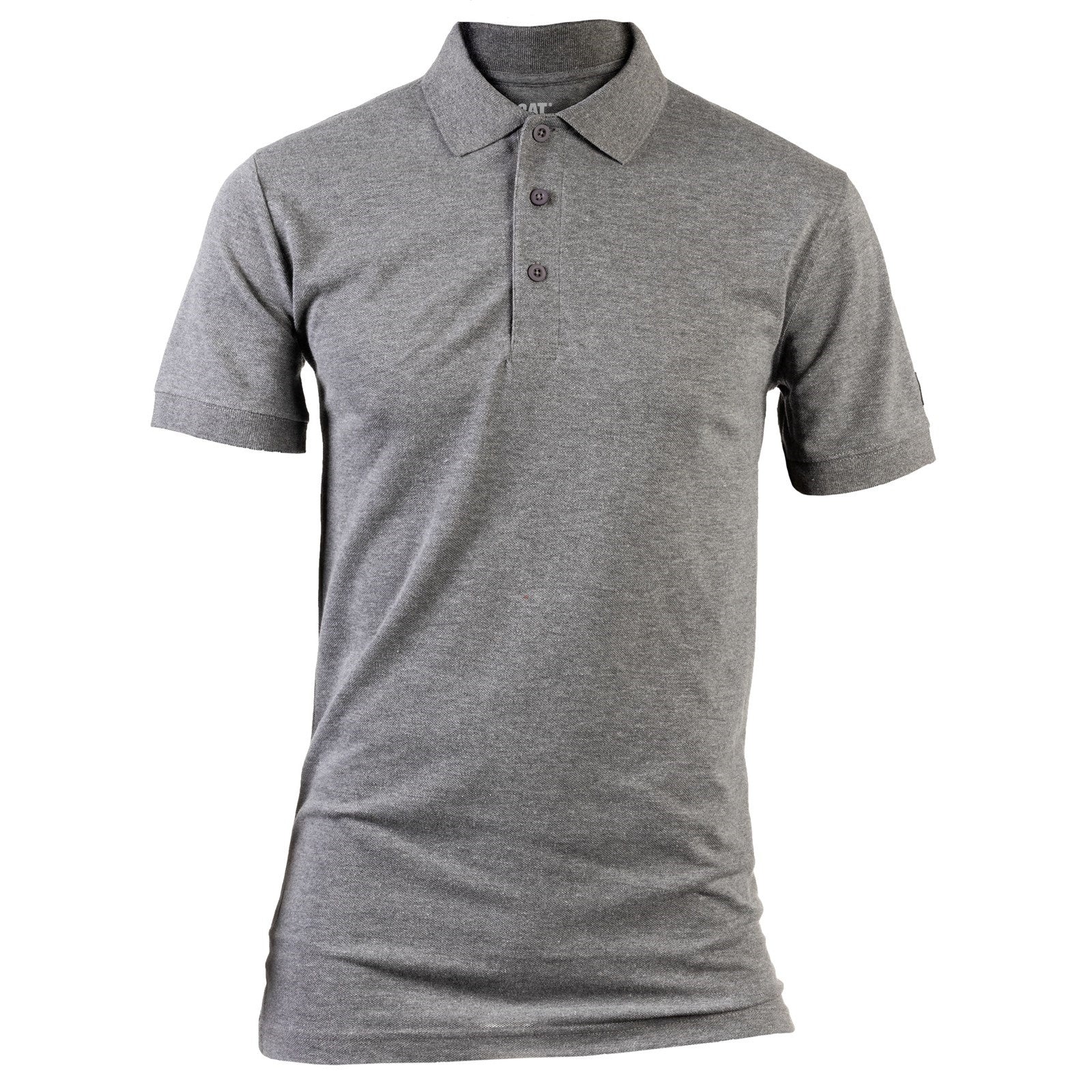 Caterpillar Essentials Polo Shirt  Dark Heather Grey