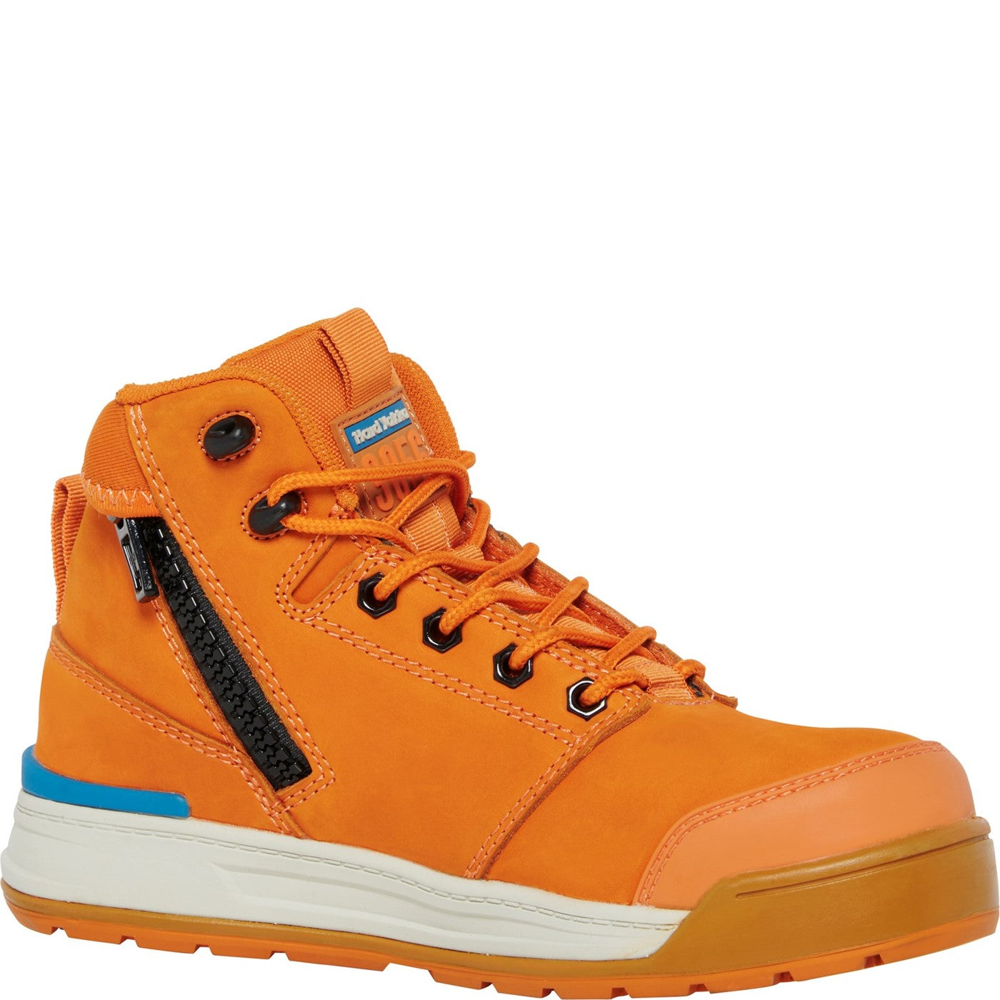 Hard Yakka 3056 PR Side Zip Safety Boot S1 Orange