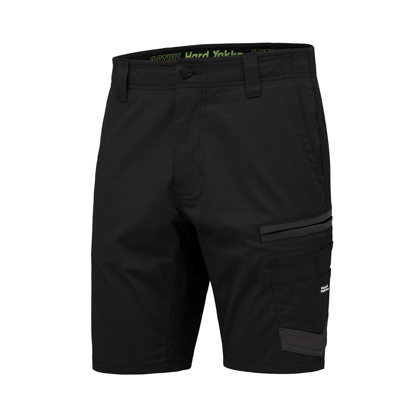 Hard Yakka Raptor Active Mid-Short  Black