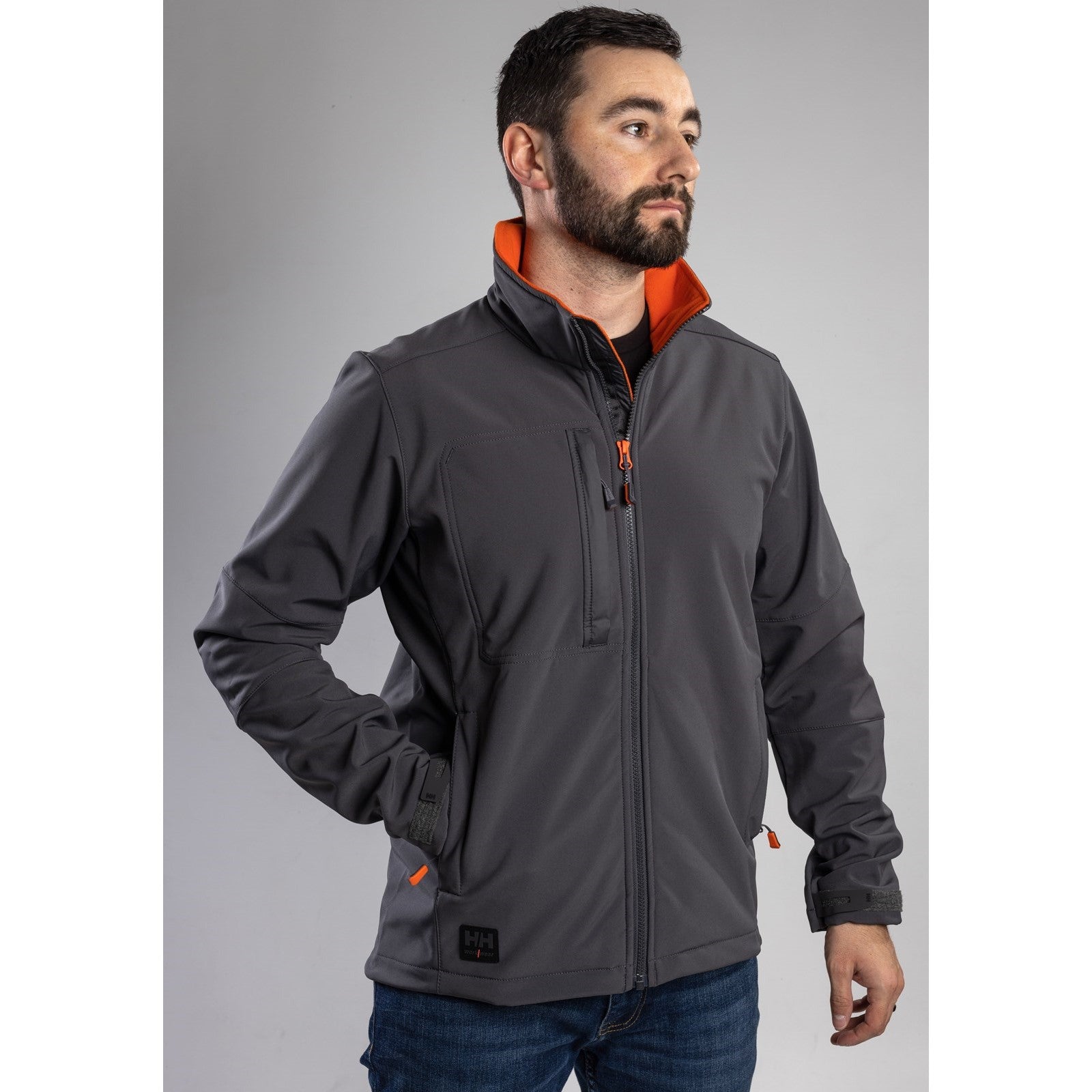 Helly Hansen Workwear Kensington Softshell Jacket  Dark Grey