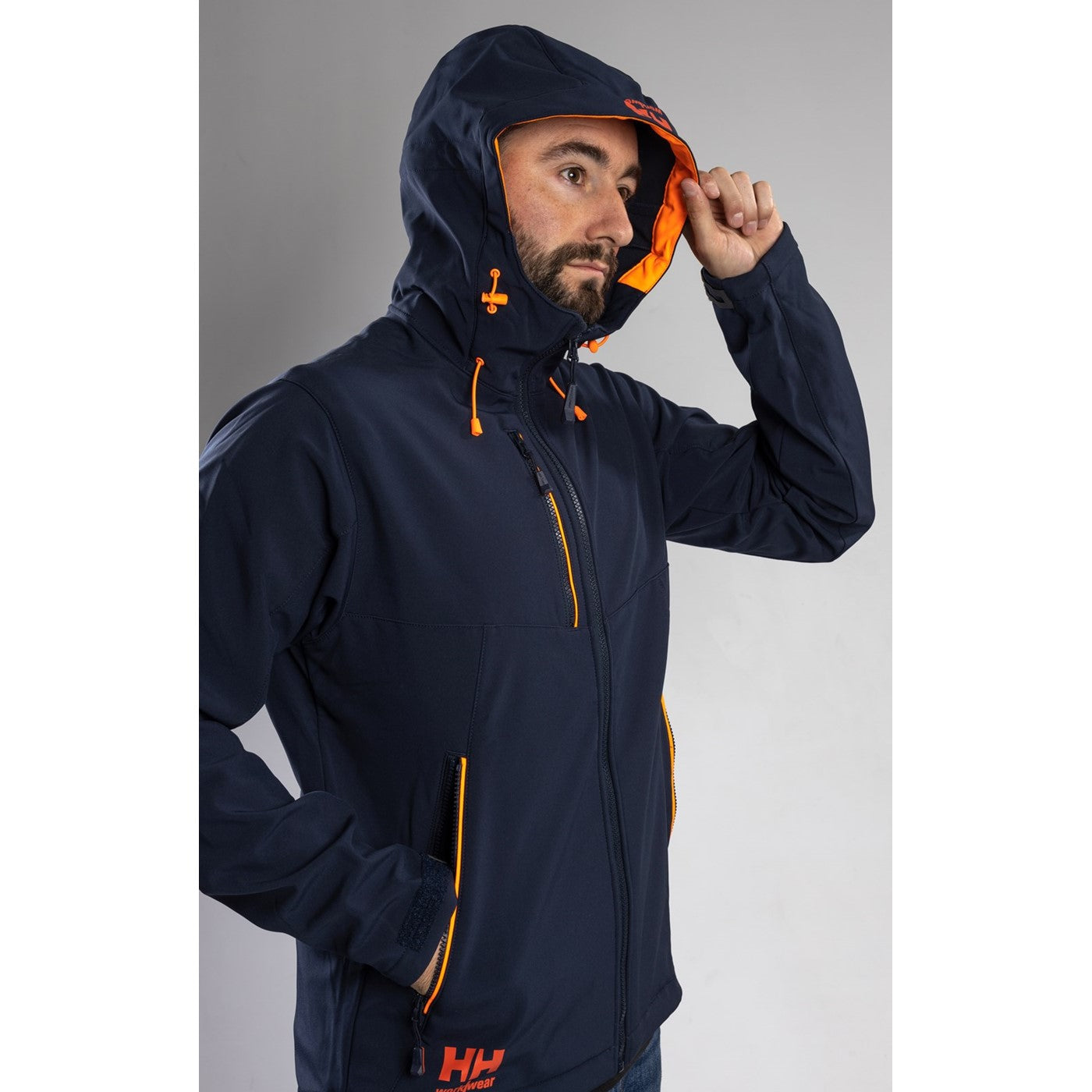 Helly Hansen Workwear Chelsea Evolution Hooded Softs  Navy