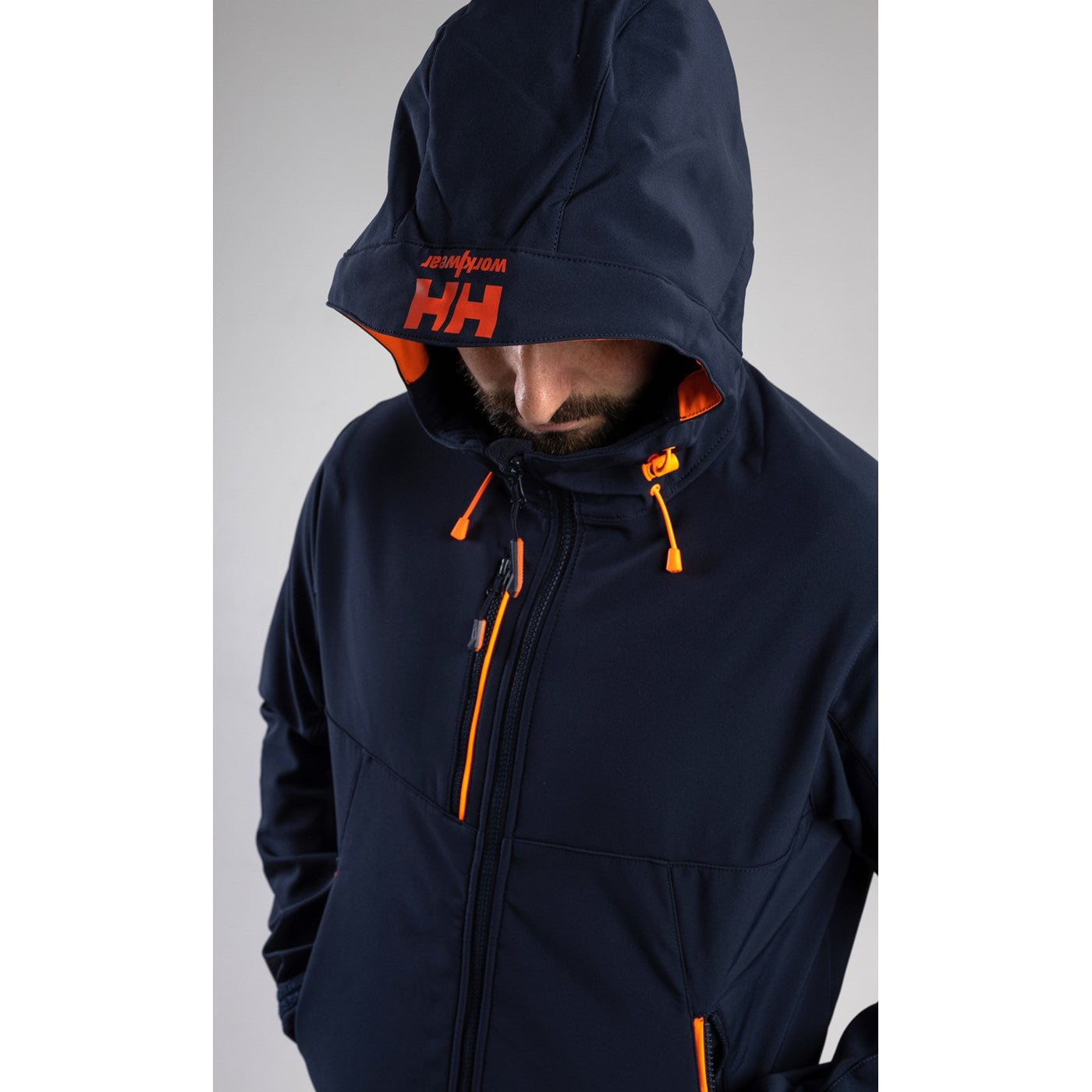 Helly Hansen Workwear Chelsea Evolution Hooded Softs  Navy