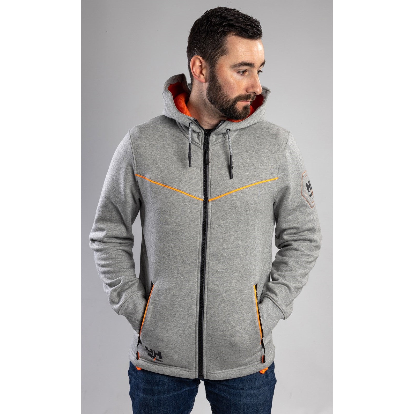 Helly Hansen Workwear Chelsea Evolution Hood  Grey Melange