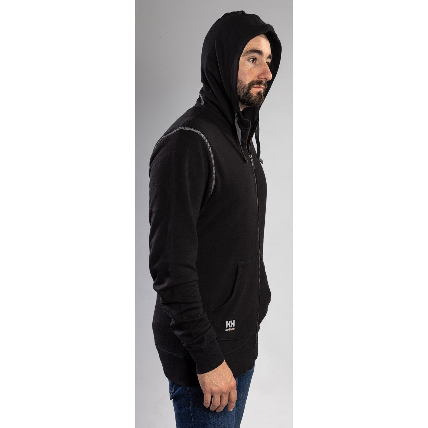 Helly Hansen Workwear Oxford Zip Hoodie  Black