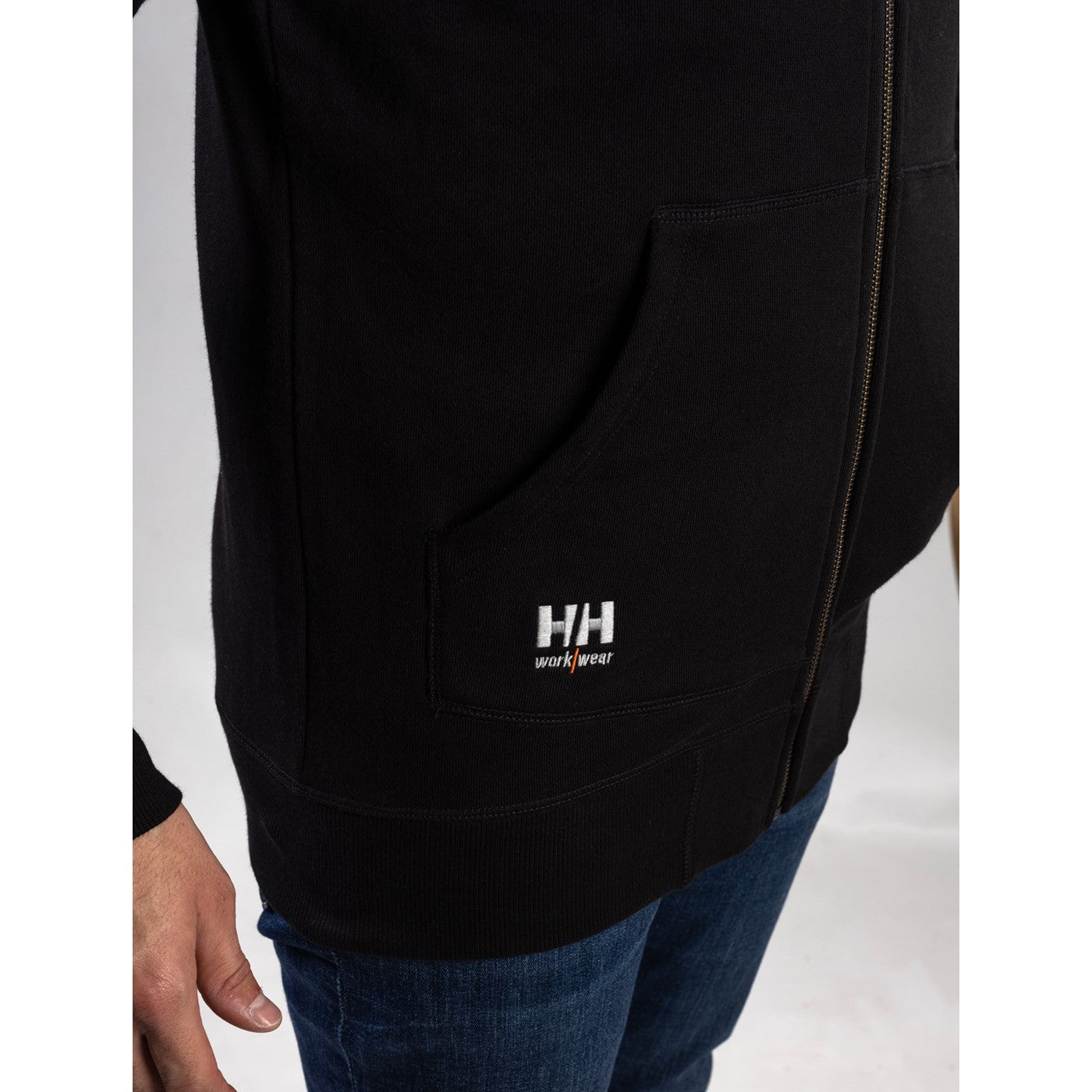 Helly Hansen Workwear Oxford Zip Hoodie  Black