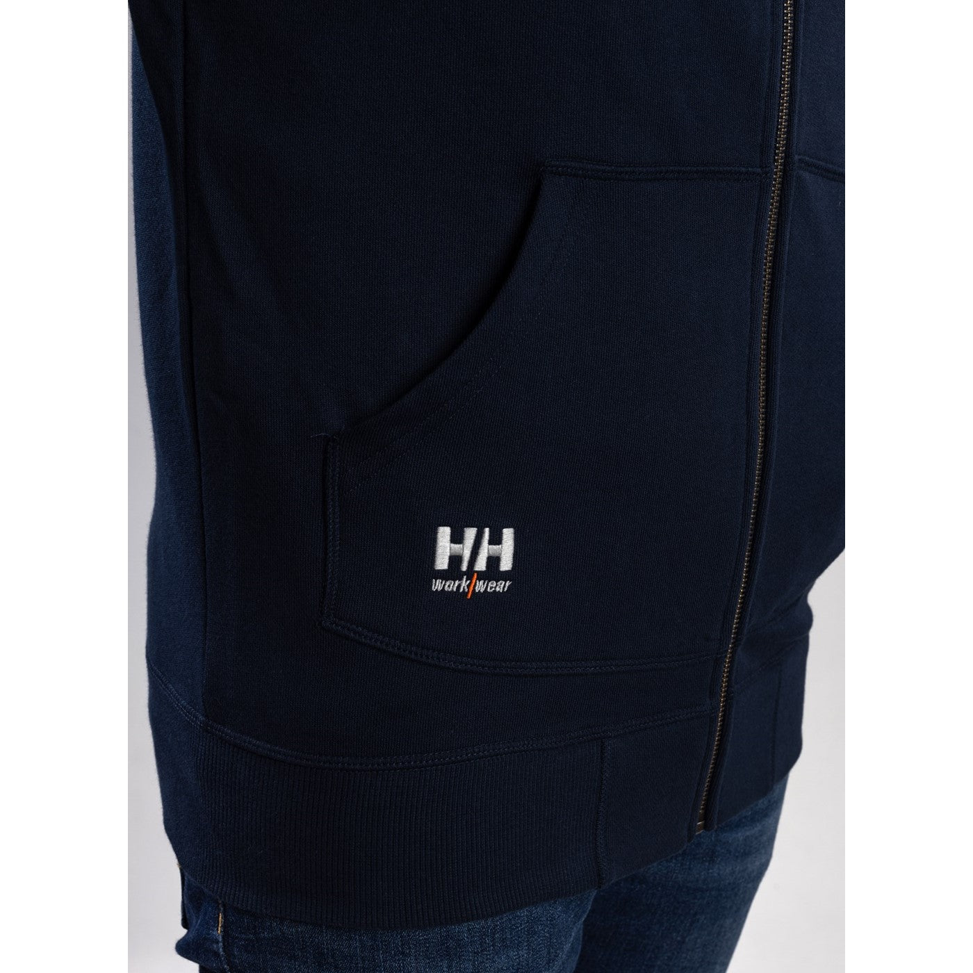 Helly Hansen Workwear Oxford Zip Hoodie  Navy