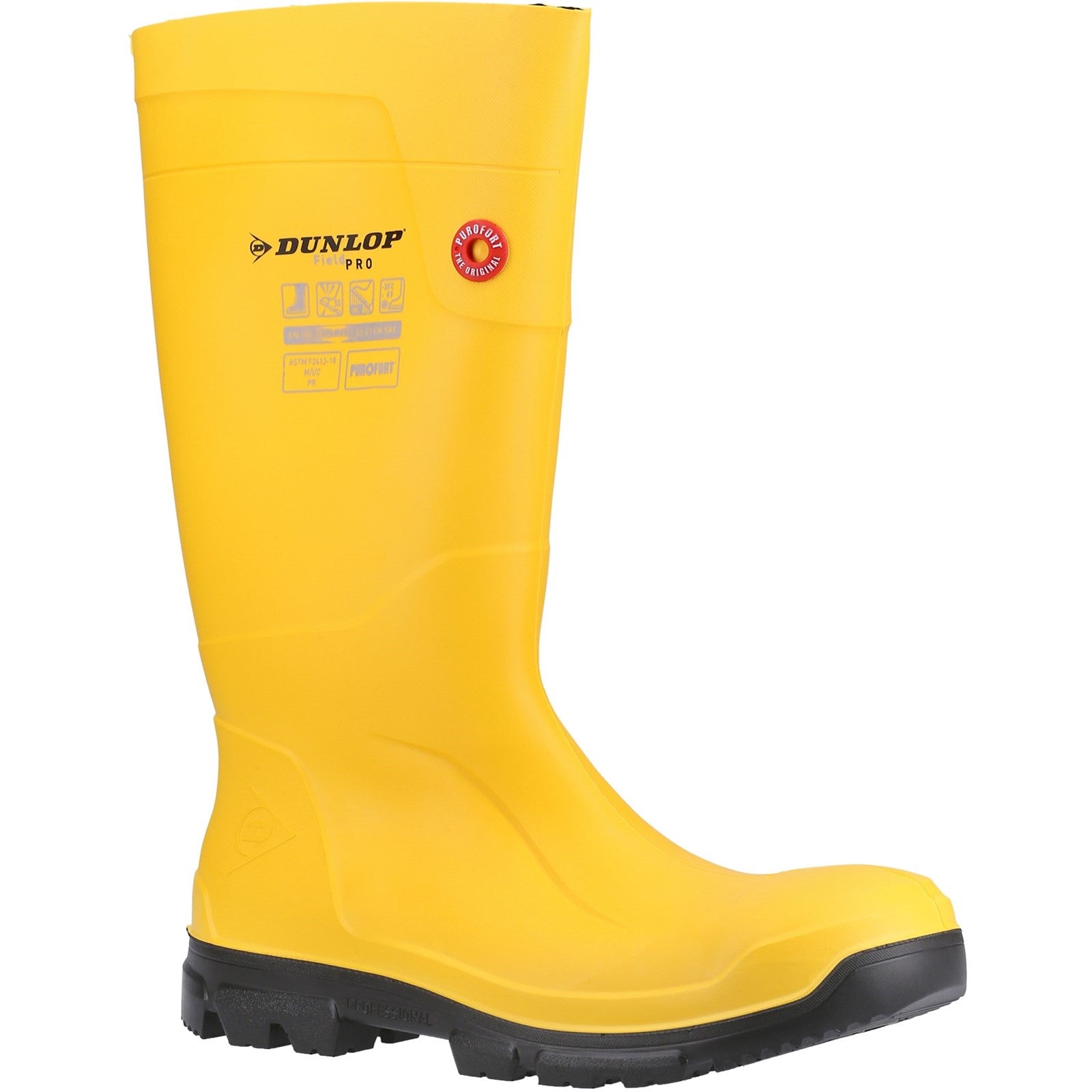 Dunlop Purofort FieldPRO Full Safety Wellington S5 Yellow/Black