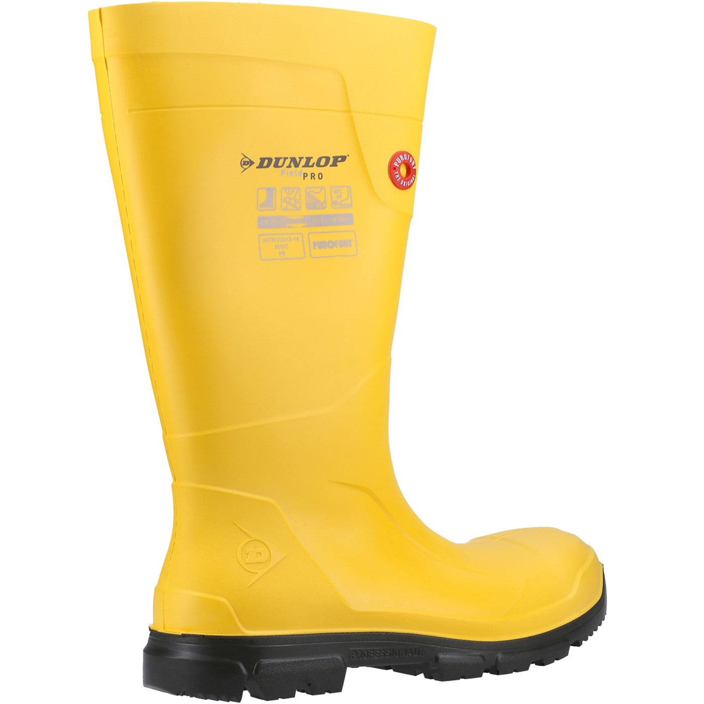 Dunlop Purofort FieldPRO Full Safety Wellington S5 Yellow/Black