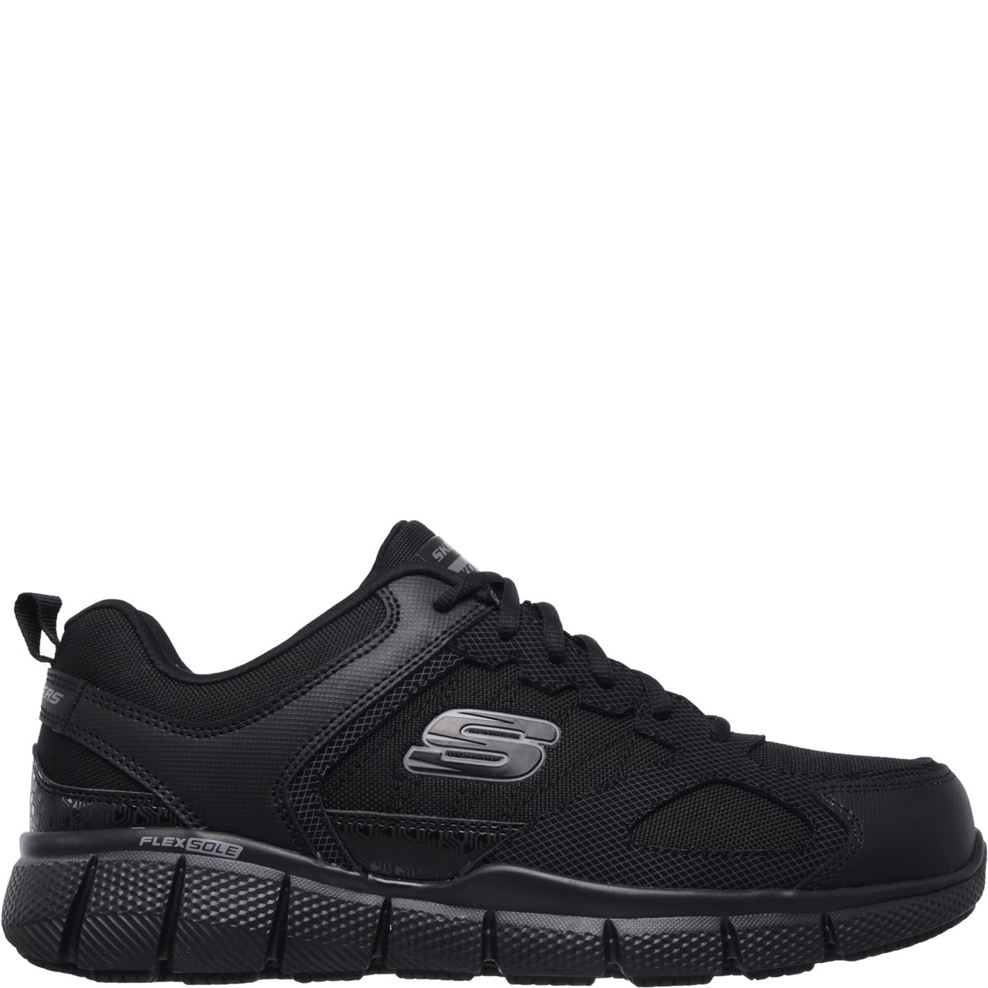 Skechers Workwear Telphin Sanphet Slip Resistant Shoe OB Black