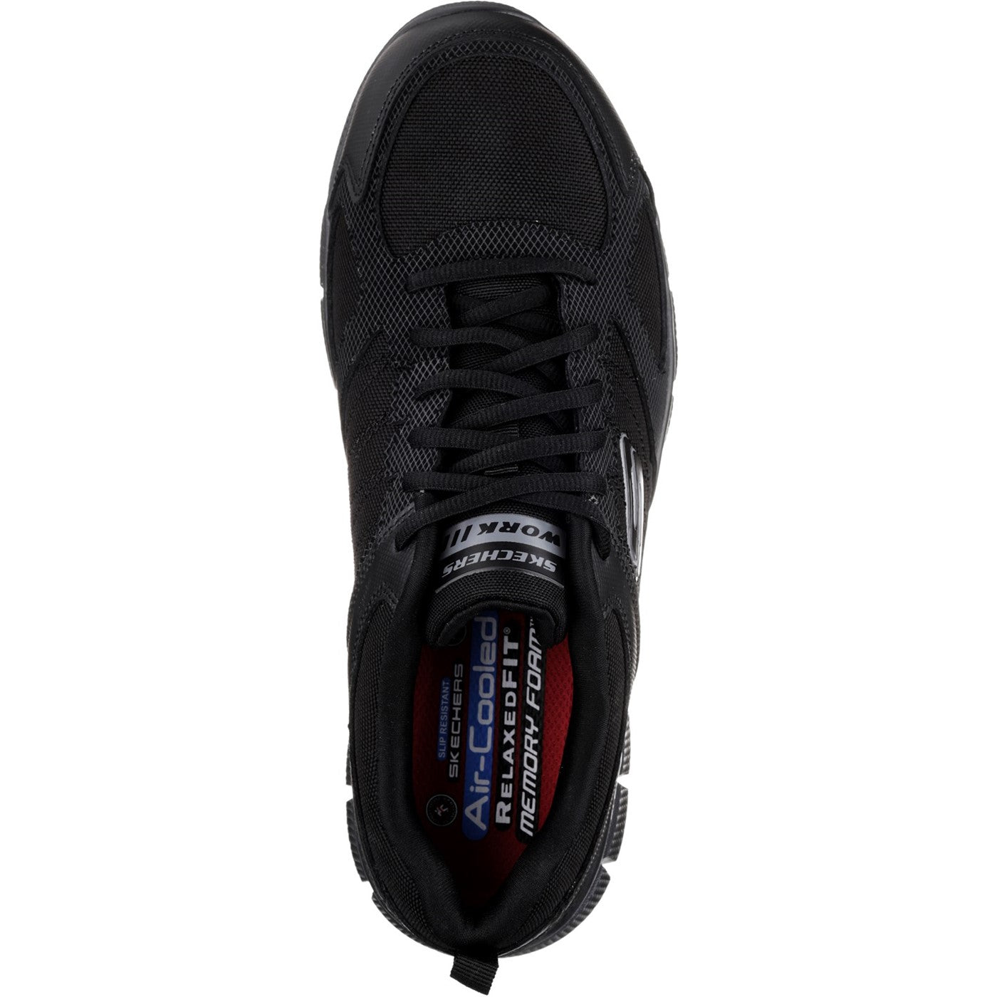 Skechers Workwear Telphin Sanphet Slip Resistant Shoe OB Black