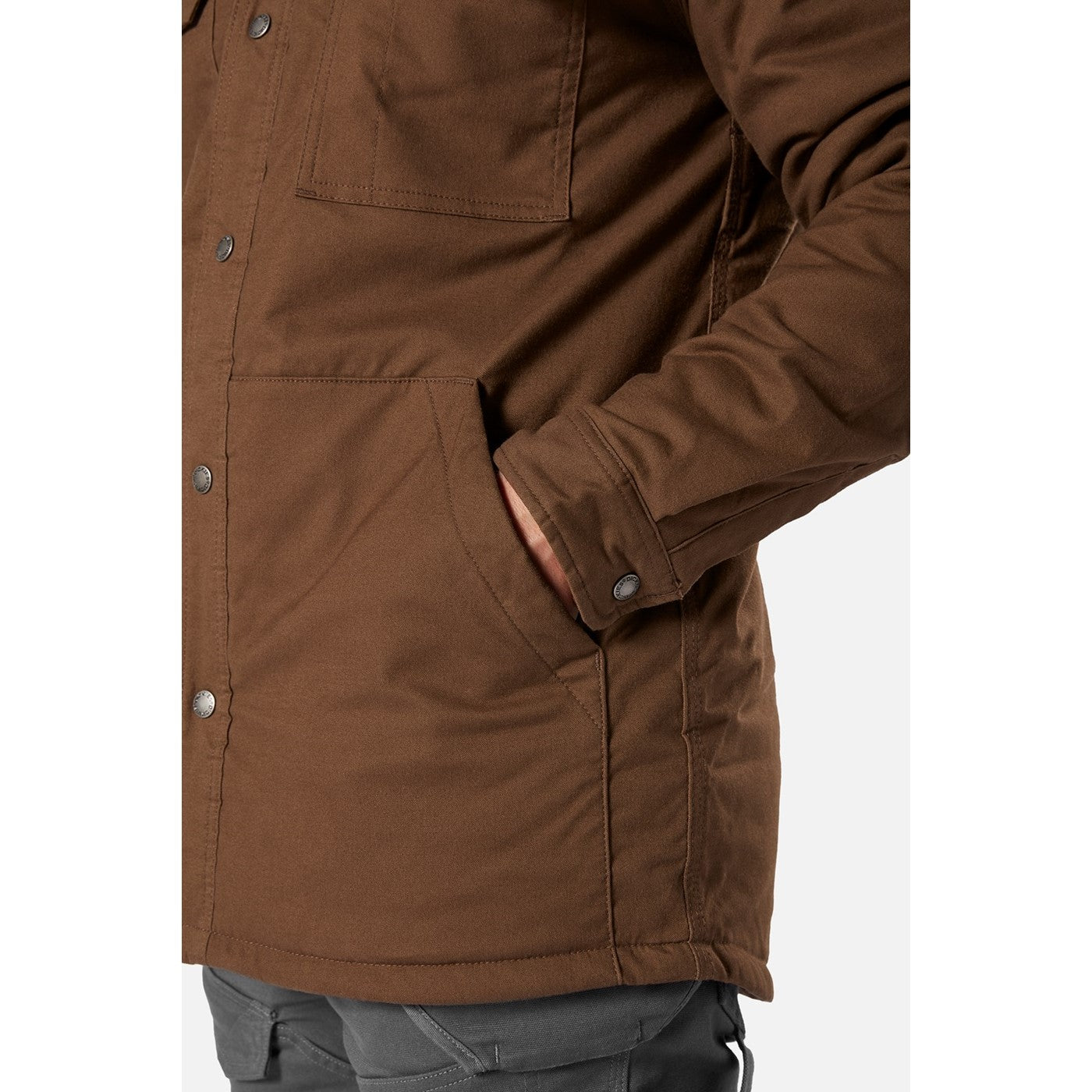 Dickies Flex Duck Shirt Jacket  Timber