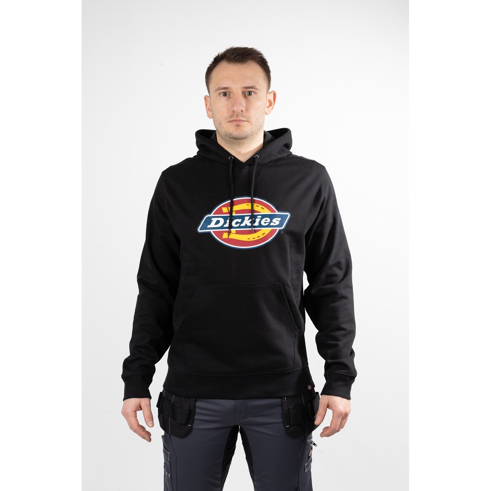 Dickies Logo Graphic Fleece Hoodie  Black