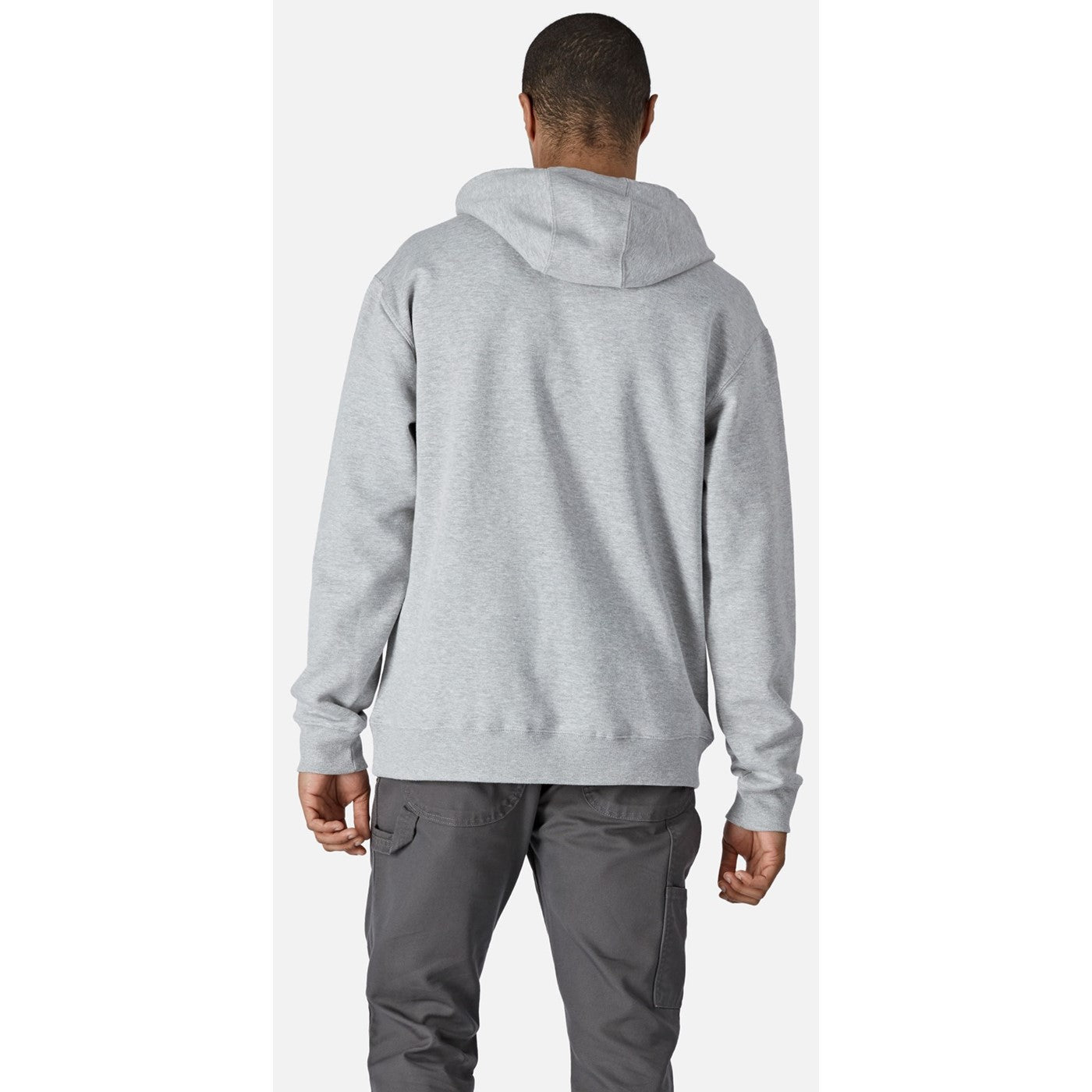 Dickies Logo Graphic Fleece Hoodie  Heather Grey