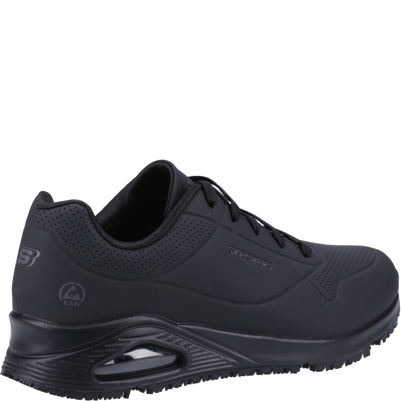Skechers Workwear Work Relaxed Fit: Uno SR - Sutal Work Shoe O1 Black