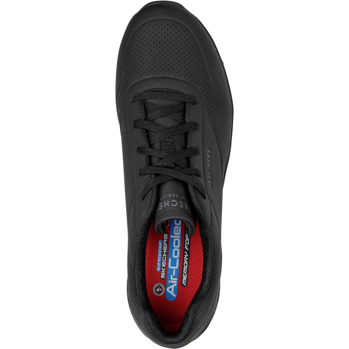 Skechers Workwear Work Relaxed Fit: Uno SR - Sutal Work Shoe O1 Black