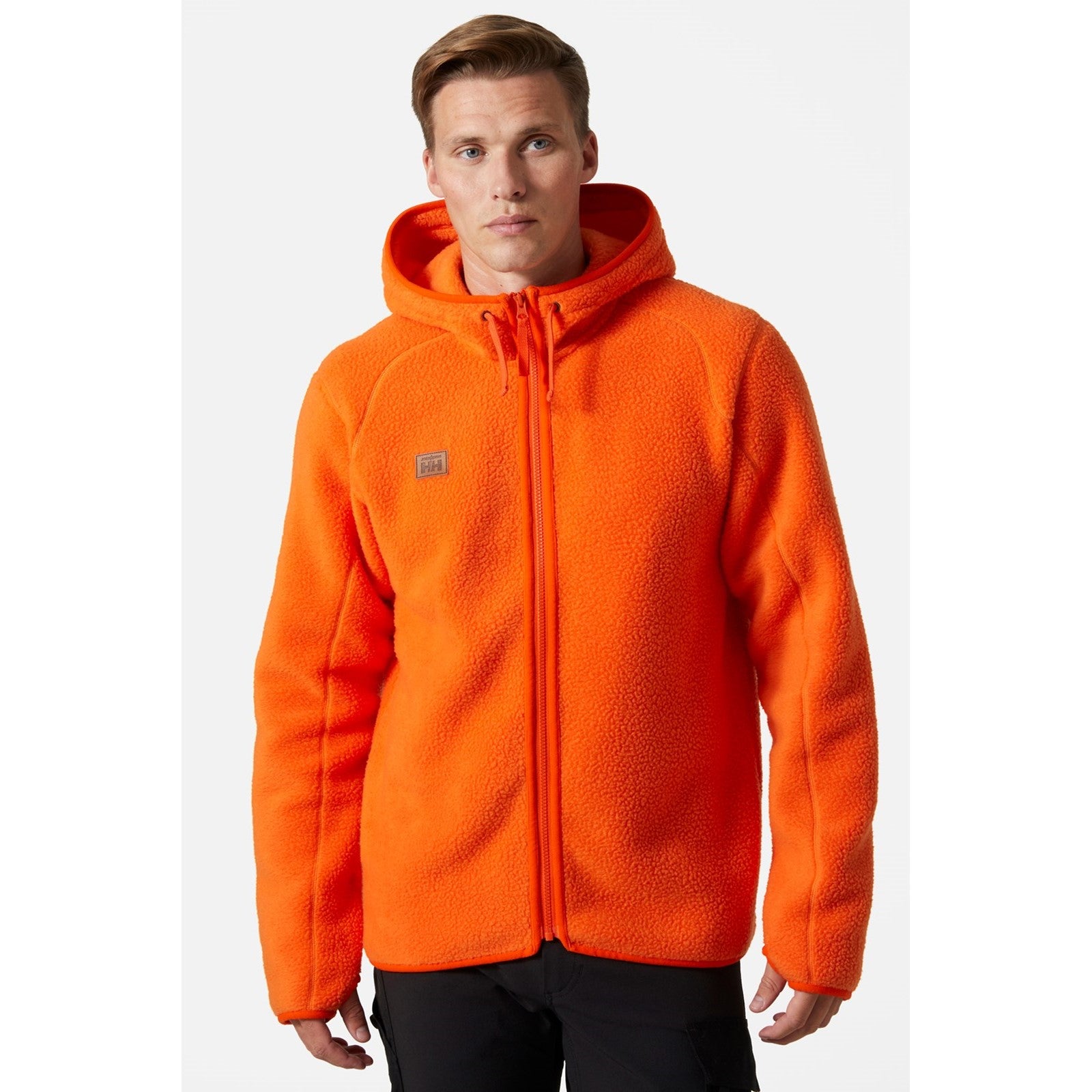 Helly Hansen Workwear Heritage Pile Hoodie  Dark Orange