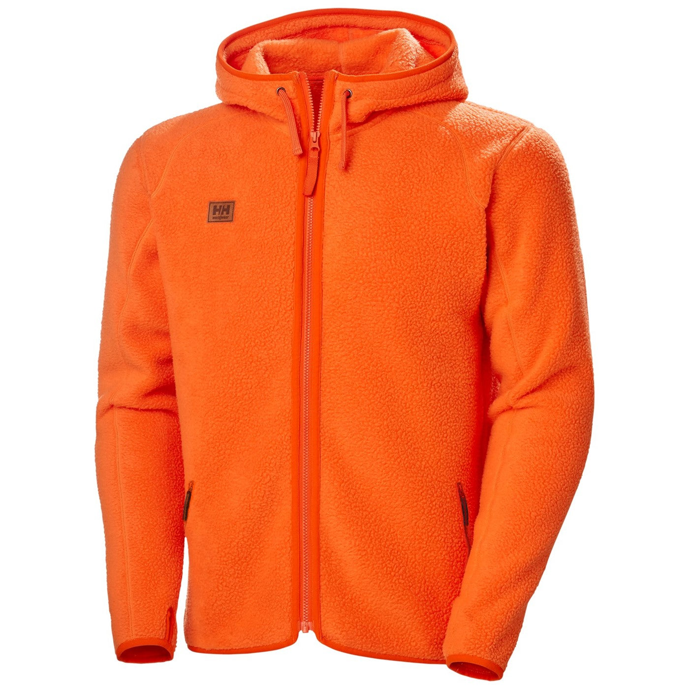 Helly Hansen Workwear Heritage Pile Hoodie  Dark Orange