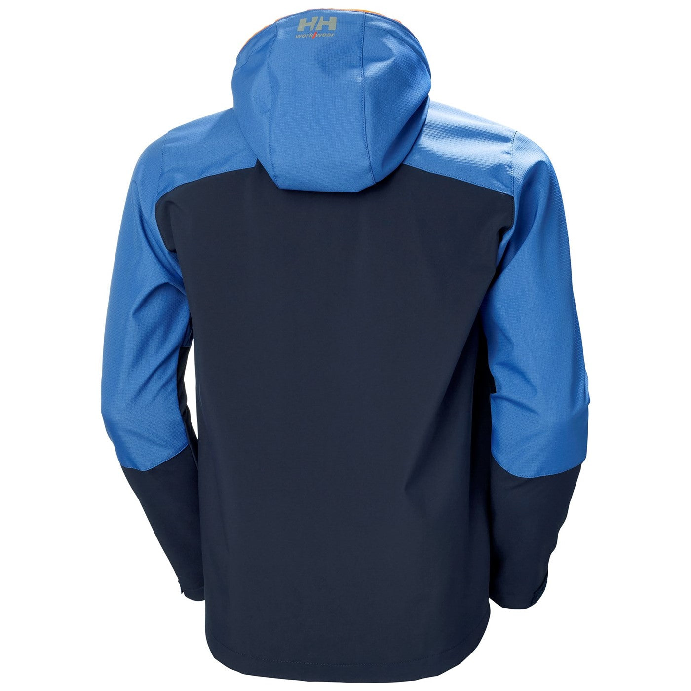Helly Hansen Workwear Oxford Hooded Softshell Jacket  Navy/Stone Blue