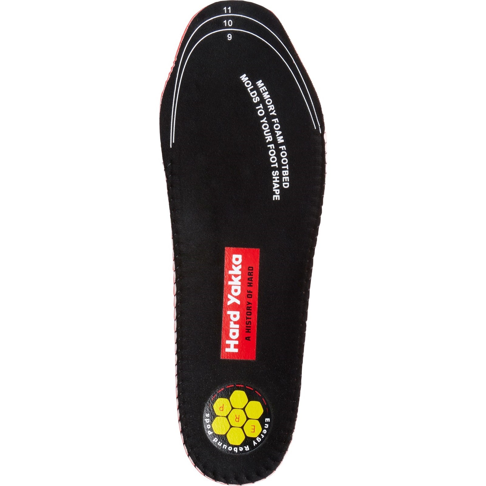 Hard Yakka HY ERP FOOTBED  Black