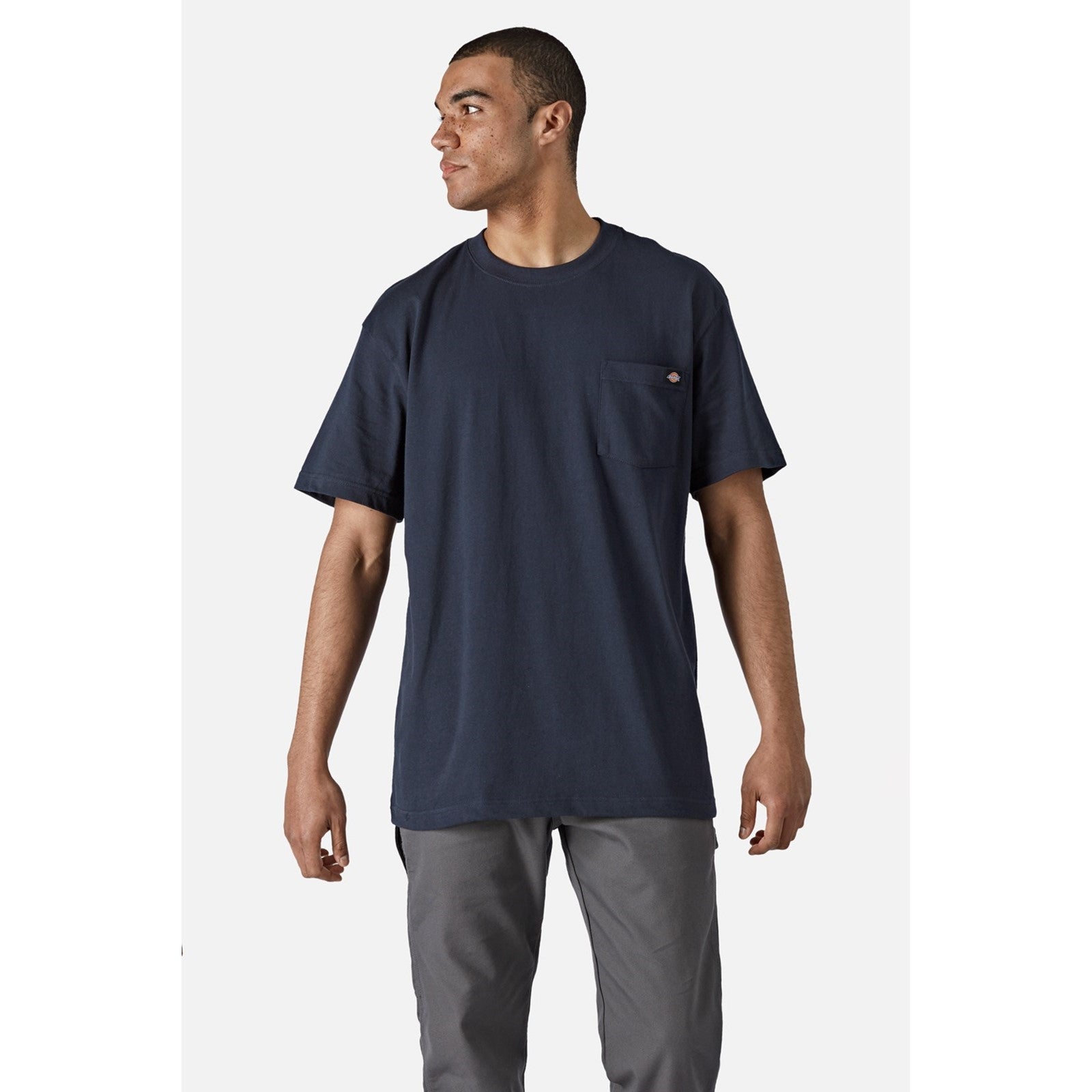 Dickies Short Sleeve Cotton T-Shirt  Navy Blue