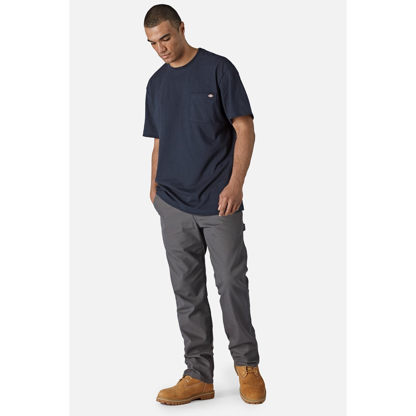 Dickies Short Sleeve Cotton T-Shirt  Navy Blue