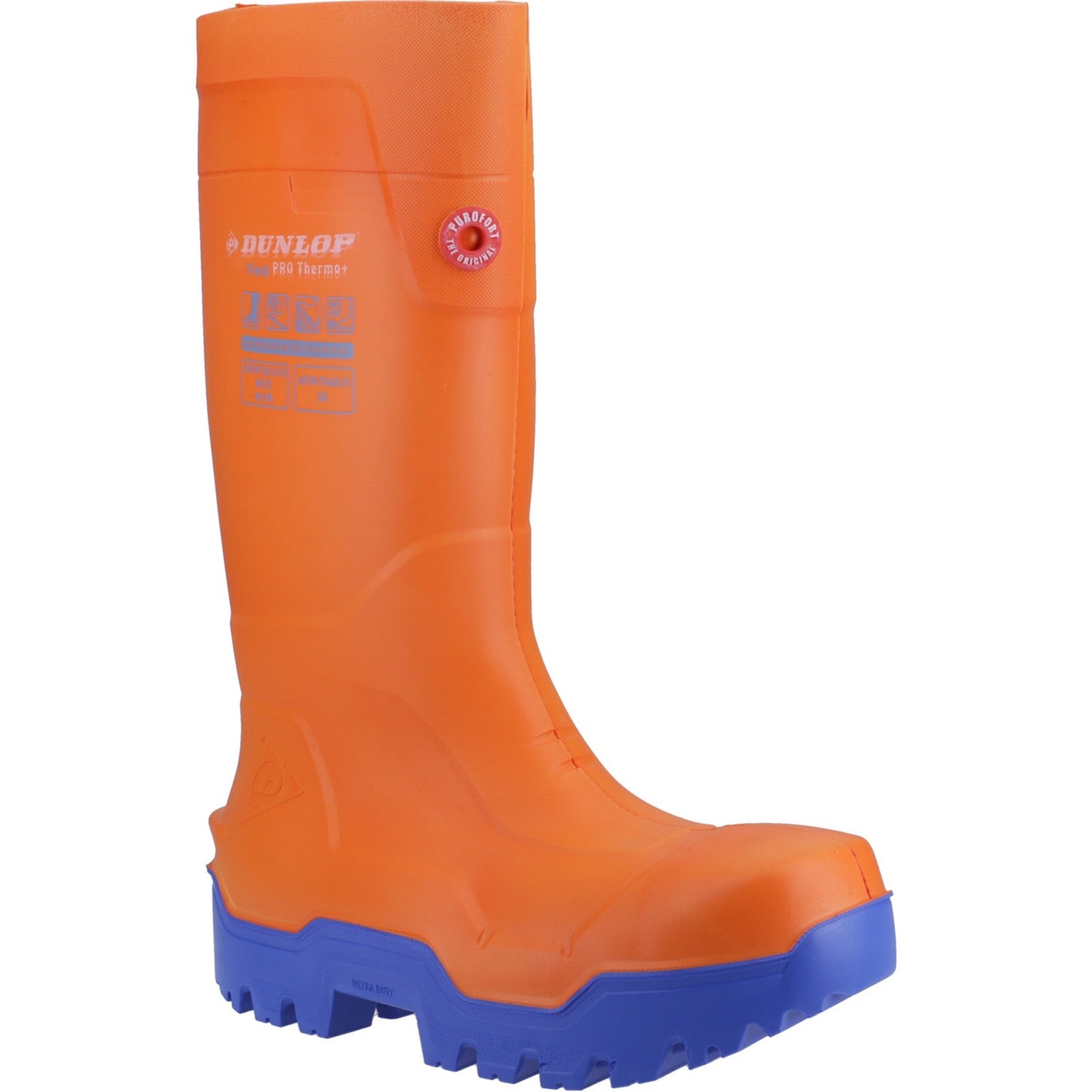 Dunlop FIELDPRO THERMO+ Safety Wellington S5L Orange