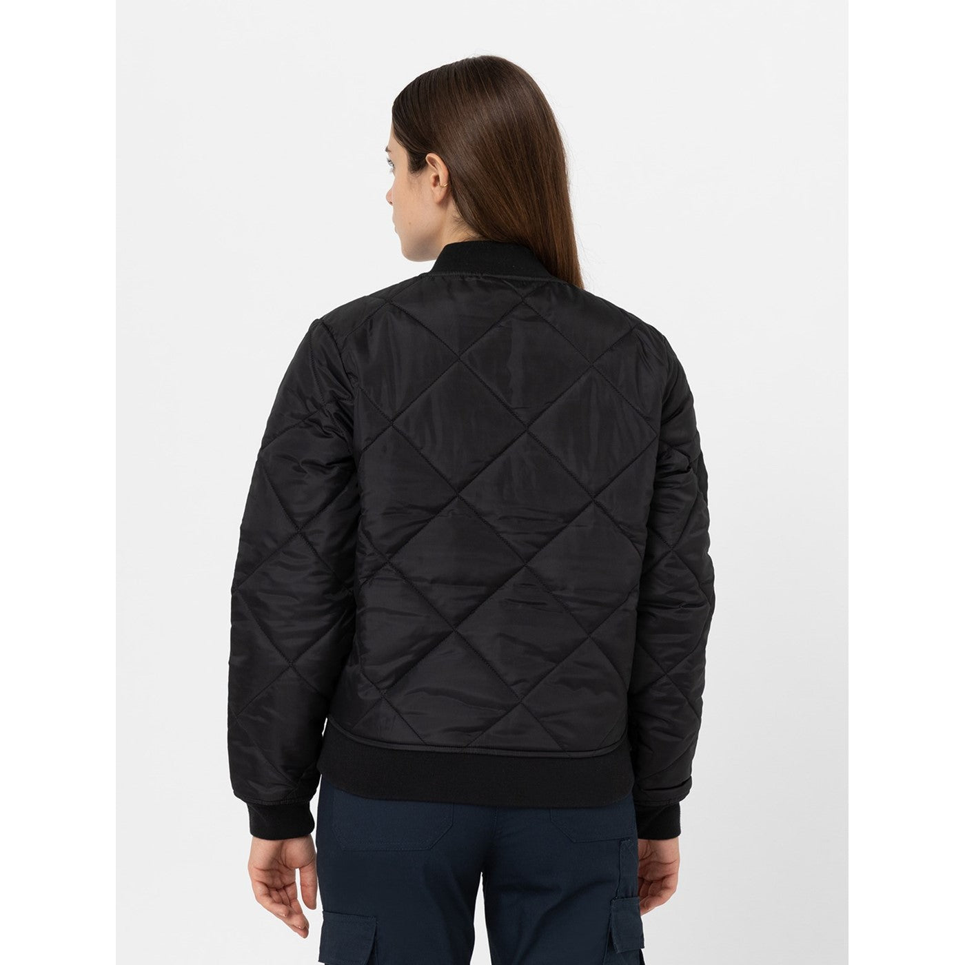 Dickies Quilted Bomber Jacket  Black