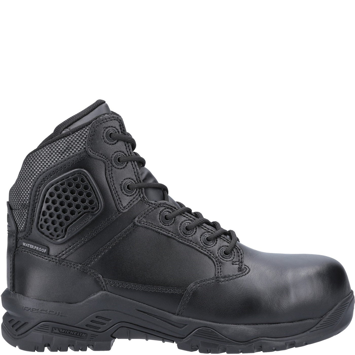Magnum Strike Force 6.0 Side-Zip CT CP WP Uniform Safety Boot S3 Black